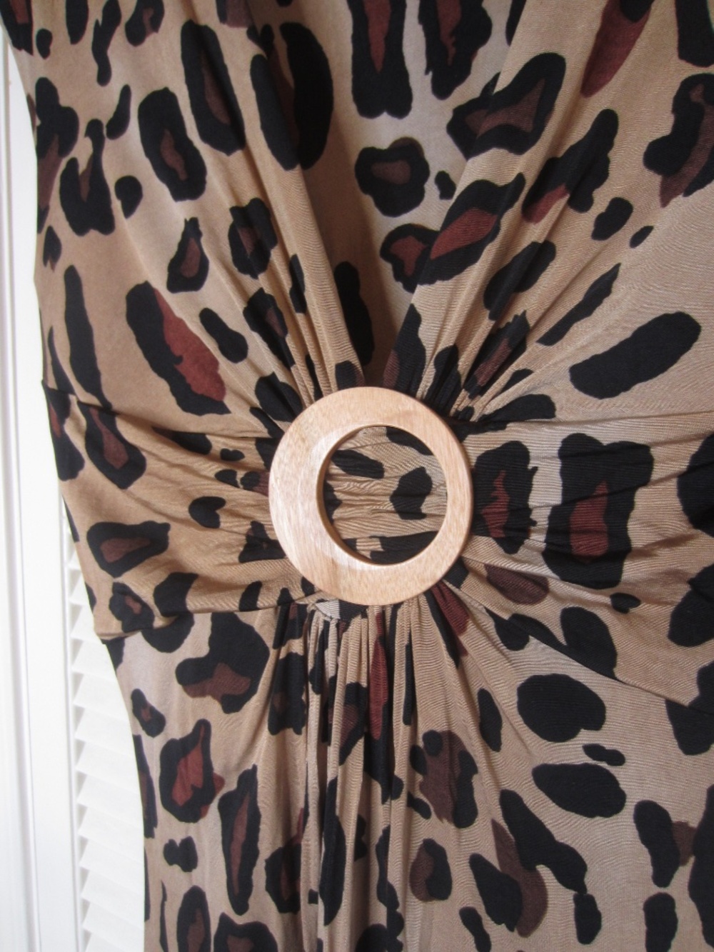 Cache Animal Print cocktail dress - Size 10 - Picture 3 of 6